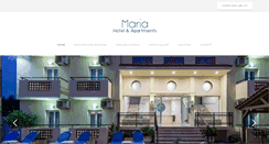 Desktop Screenshot of mariahotel.gr